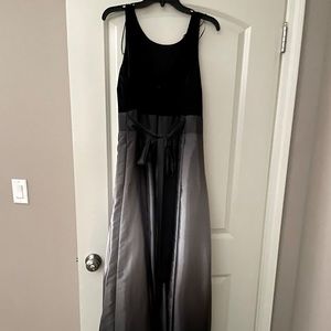 Sleeveless ombre satin Gorgeous Dress